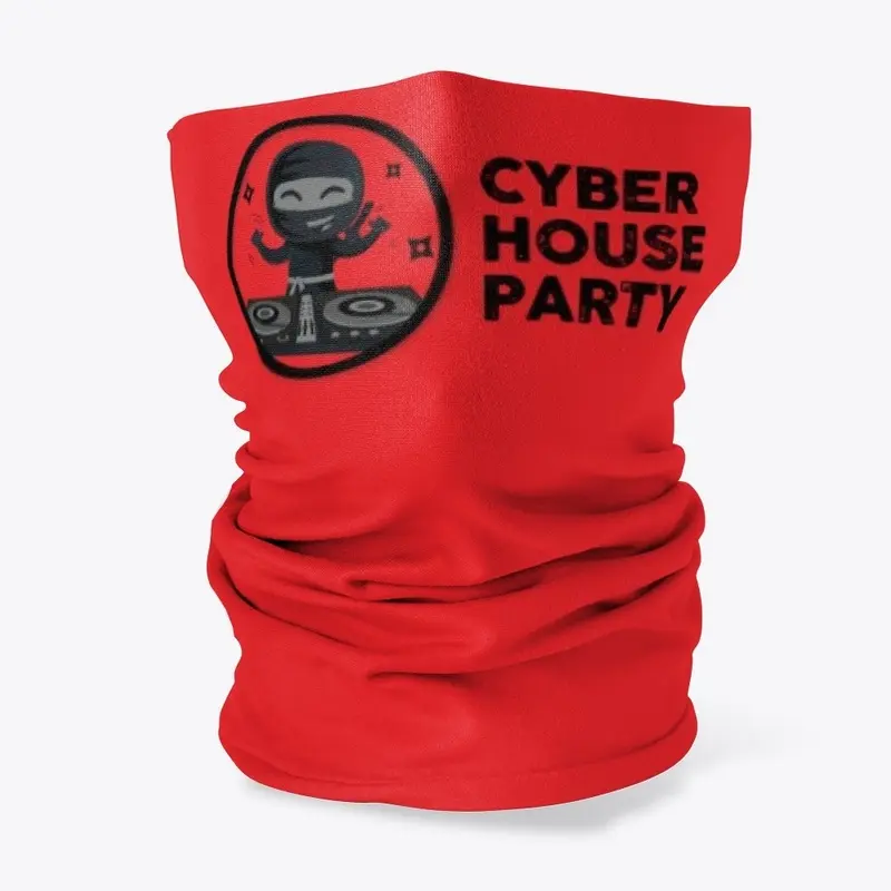 Cyber House Party Face Covering